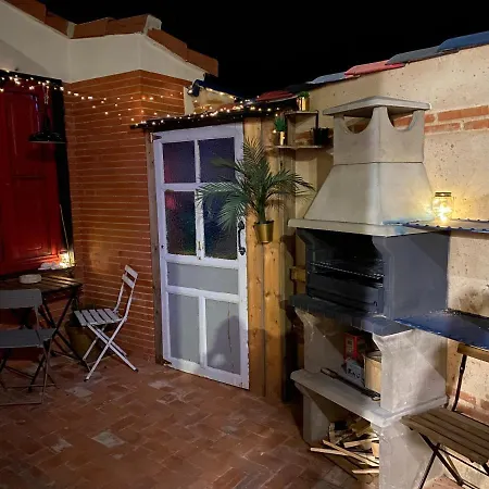Alfoz, -tiny House- Con Patio Privado Y Barbacoa Semesterbostad