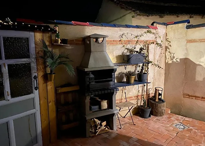 Alfoz, -tiny House- Con Patio Privado Y Barbacoa 펜션