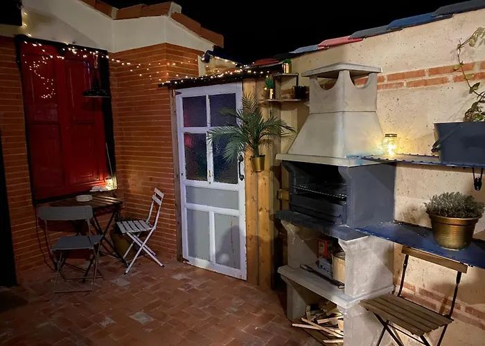 Alfoz, -tiny House- Con Patio Privado Y Barbacoa 펜션