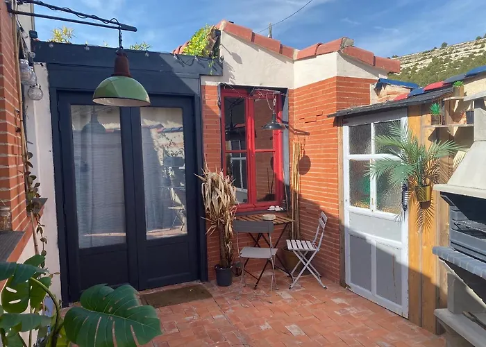 Alfoz, -tiny House- Con Patio Privado Y Barbacoa 펜션