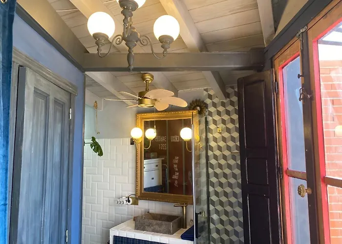 Alfoz, -tiny House- Con Patio Privado Y Barbacoa 펜션 *