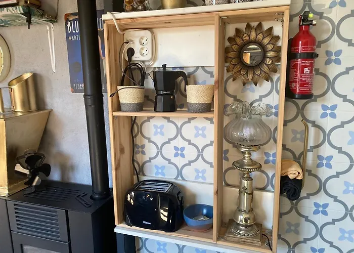 Alfoz, -tiny House- Con Patio Privado Y Barbacoa 펜션 Velliza