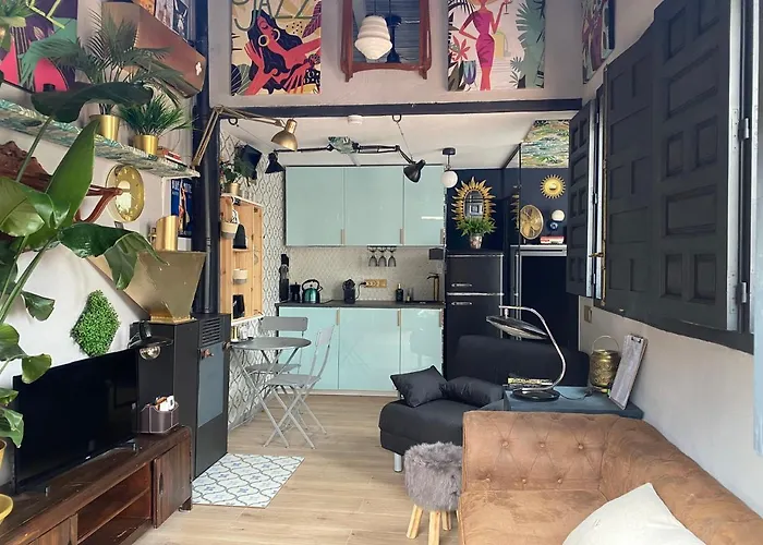 펜션 Alfoz, -tiny House- Con Patio Privado Y Barbacoa