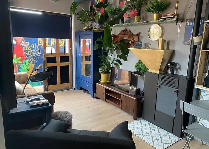 펜션 Alfoz, -tiny House- Con Patio Privado Y Barbacoa